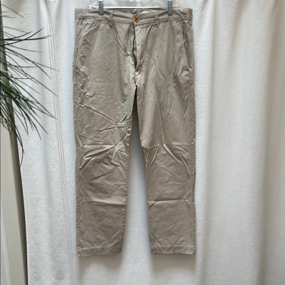 Banana Republic Tan Chinos Straight Fit Cotton Blend - Picture 1 of 6